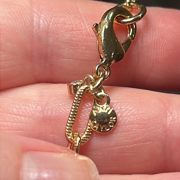 Ann Taylor Cream Faux Pearl Multi-Strand Gold Chain Necklace - Picture 5 of 7